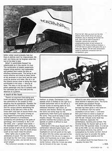 Katana 750 Road Test